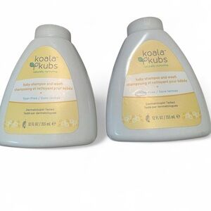 Bundle of 2 Koala Kubs Baby Shampoo and Wash - New and Sealed